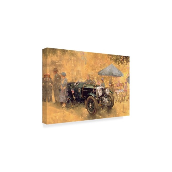 Peter Miller 'Garden Party With The Bentley' Canvas Art,12x19